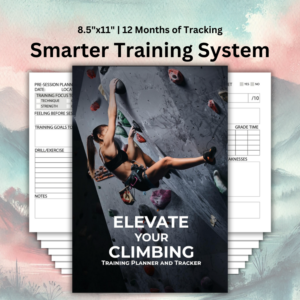 Elevate Your Climbing: Training Planner and Tracker (Paperback)