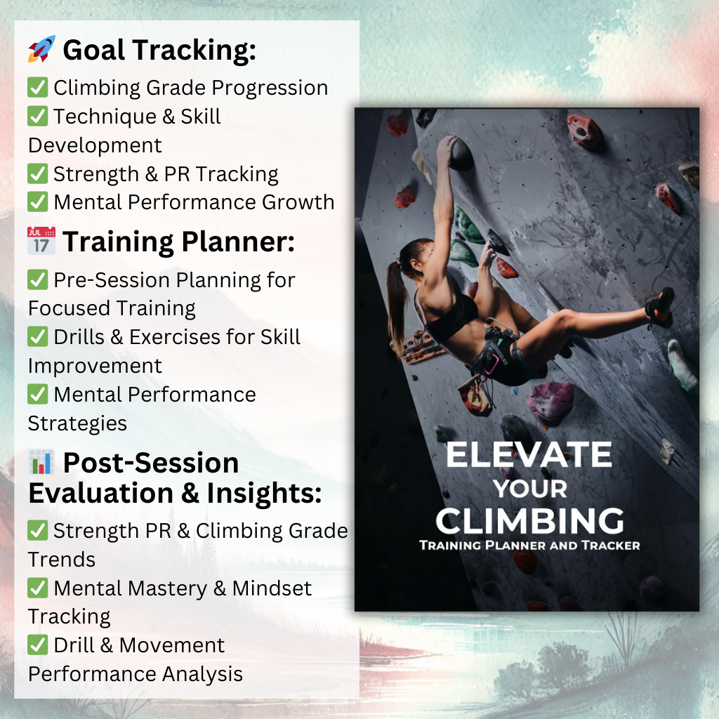 Elevate Your Climbing: Training Planner and Tracker (Paperback)