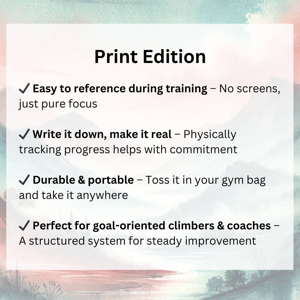 Elevate Your Climbing: Training Planner and Tracker (Paperback)