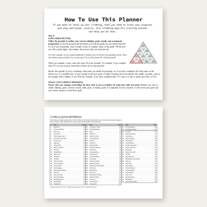 ELEVATE YOUR CLIMBING: TRAINING PLANNER AND TRACKER